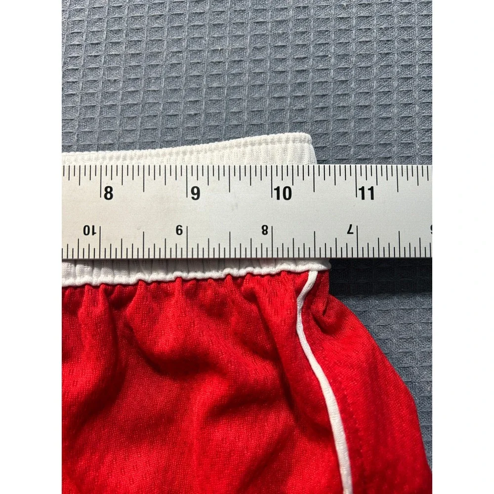 Nike Basketball Shorts Youth  Dri-FIT Mesh Athletic Sz M Red